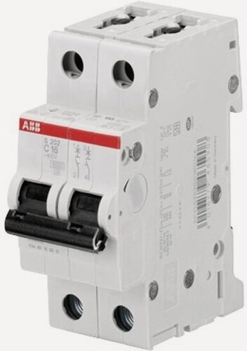 Изображение товара Автоматический выключатель Abb S200 2P 50А (C) 6кА, 2CDS252001R0504