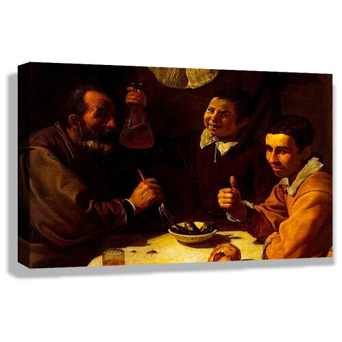 Картина 60x40 см на холсте Диего Веласкес - Завтрак
