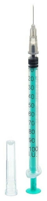 SitekMed,  1   U-100,  27G, 0.412 , 100 