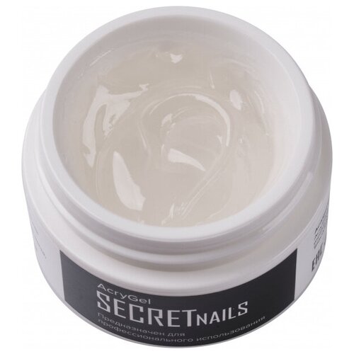 Акригель прозрачный, Secret nails, Acrygel Clear - 15 g