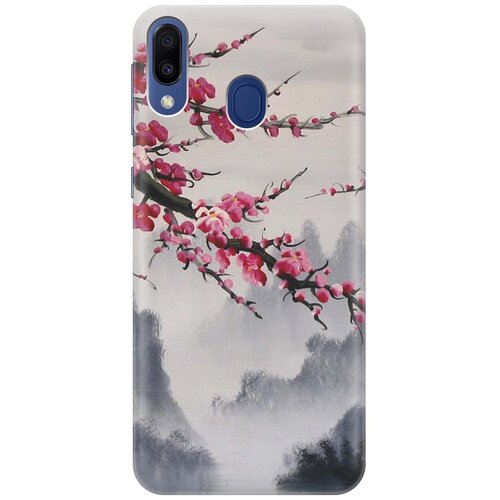 фото Re:paчехол - накладка artcolor для samsung galaxy m20 с принтом "сакура"