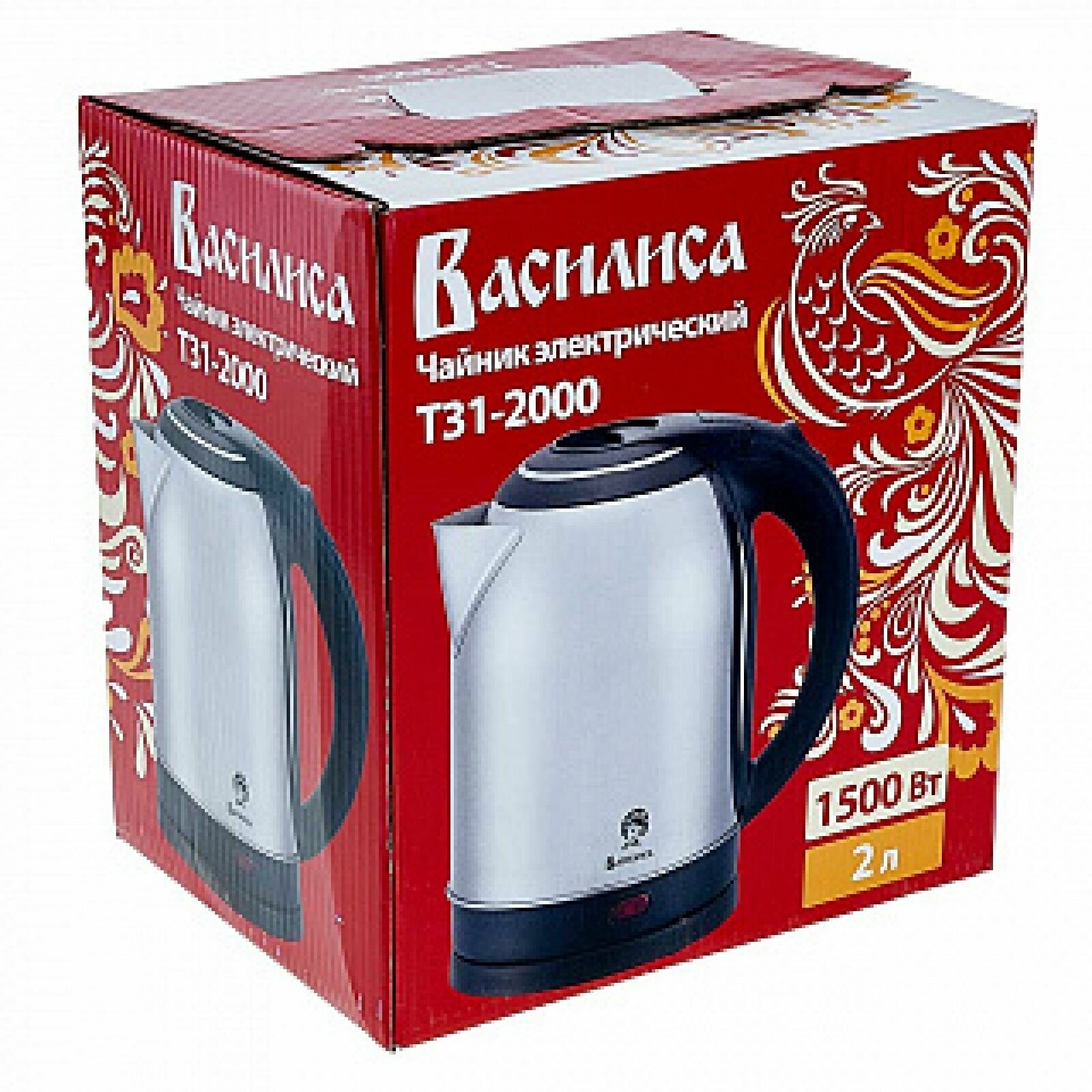 Чайник Василиса Т31-2000 2L Metallic-Black