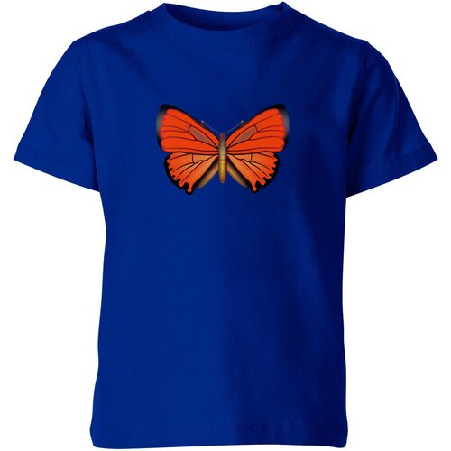 Футболка Us Basic, размер 12, синий мужская футболка бабочка червонец огненный 2xl темно синий