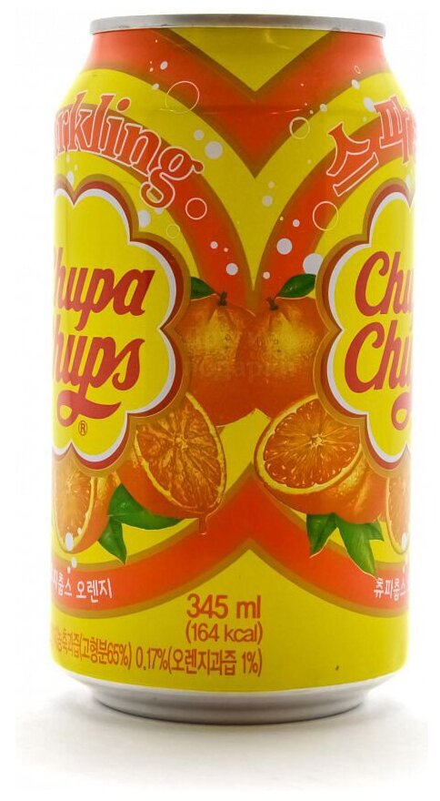 Напиток Chupa Chups Sparkling Orange 0.345л - фотография № 3