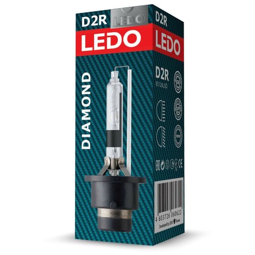 фото Лампа автомобильная ксеноновая ledo diamond 85126lxd d2r 5000к 12v 35w 1 шт.