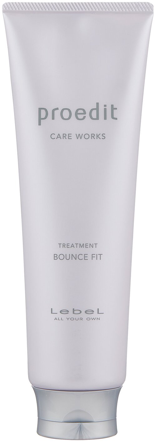 Lebel Cosmetics Маска восстанавливающая для поврежденных волос Proedit Hair Treatment Bounce Fit, 250 г, 250 мл, туба