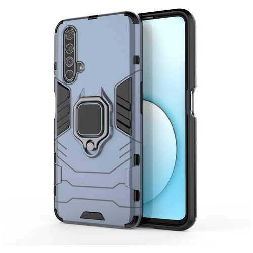 фото Чехол-бампер mypads для realme x50 5g противоударный усиленный ударопрочный синий