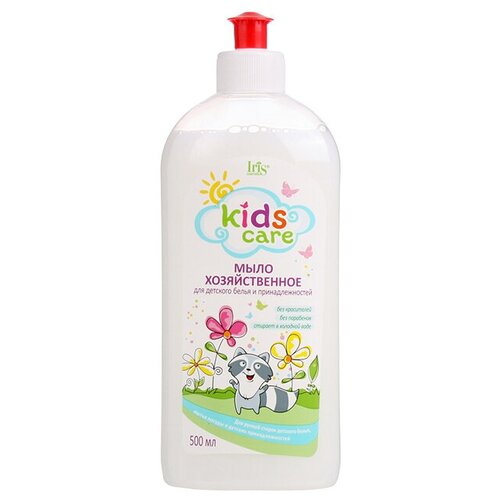 Хозяйственное мыло IRIS cosmetic жидкое Kids care цветочный, 0.5 л