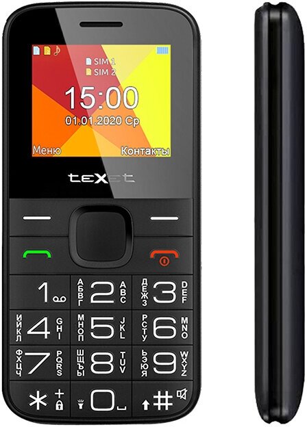 TEXET Телефон teXet TM-B201 Black - фотография № 3