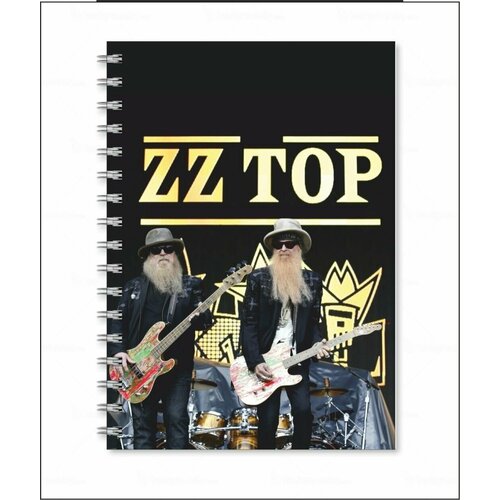 Тетрадь ZZ Top - Зи Зи топ № 2 zz top live since 1969 men s t shirt vintage photo rock band concert tour merch