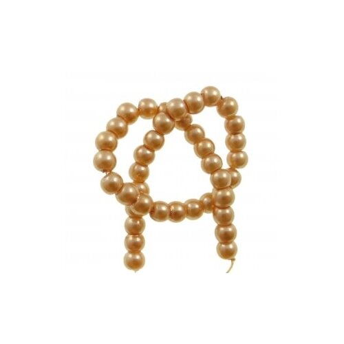 Бусина стеклянная Ars Hobby в пакете с еврослотом Бусины стеклянные под жемчуг диаметр 4 мм упаковка 40 шт цвет оранжевый стекло CN-2100739 363₽