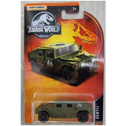 игрушечная машина HUMMER Jurassic World matchbox
