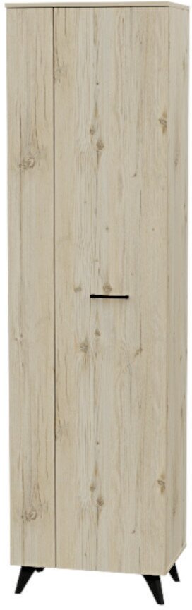 Шкаф для одежды Sofia деревянный с полкой в прихожую/гардеробную с распашными дверцами/ на ножках