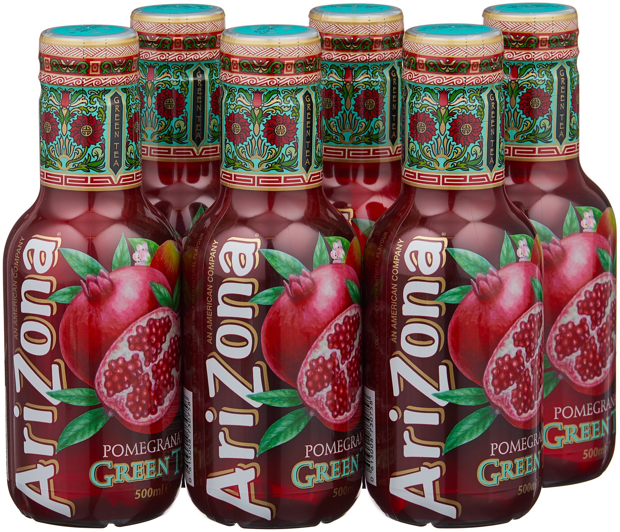 Холодный чай (зеленый) Arizona Pomegranate (Гранат) ПЭТ 0,5л х 6шт