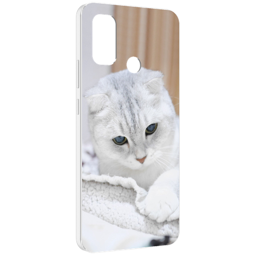 Чехол MyPads кошка чаузи для UleFone Note 10P / Note 10 задняя-панель-накладка-бампер