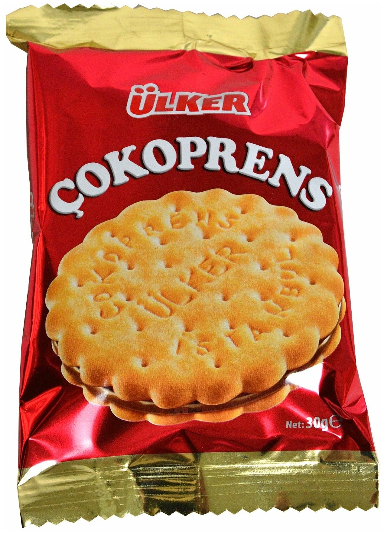 Сэндвич-печенье Ulker Cokoprens с шоколадно-ореховой начинкой, 30 гр. - фотография № 3