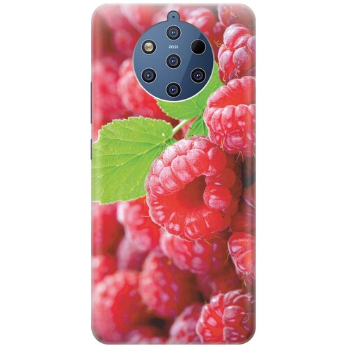 фото Cиликоновый чехол на nokia 9 pure view / нокиа 9 с принтом "малинка" gosso