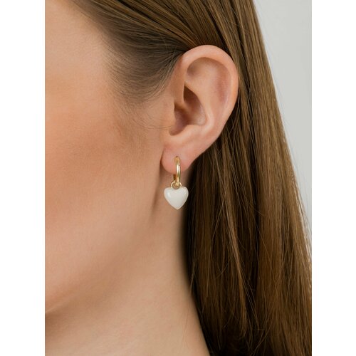 Серьги Natasha Rostova, серебряный, белый