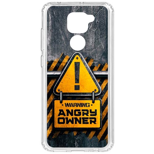 фото Чехол на xiaomi redmi note 9 kruche print angry owner