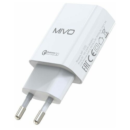 фото Сетевое зарядное устройство mivo mp-320q