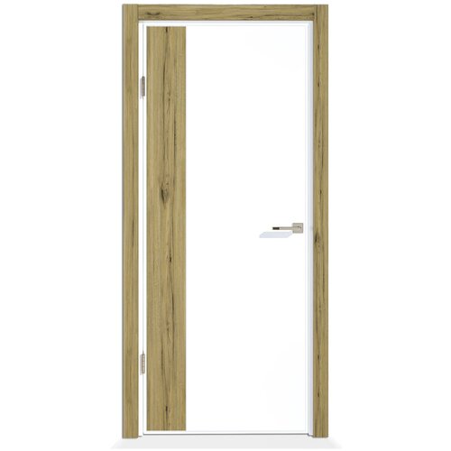 Дверь Нордика 191-ГЛ Эмаль белая РН 60