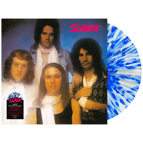 виниловая пластинка warner music slade sladest blue black white vinyl ут 0001944 Slade – Sladest (Blue, Black & White Splatter)