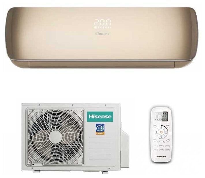 Инверторная сплит система Hisense AS-10UR4SVETG67(C) CHAMPAGNE Super DC inverter