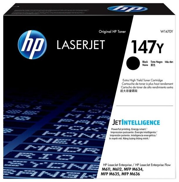 Картридж лазерный HP 147Y W1470Y черный (42000стр.) для HP LaserJet M610dn