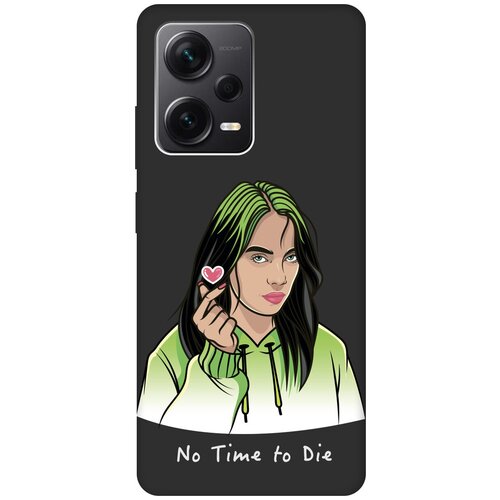 Матовый чехол No Time To Die для Xiaomi Redmi Note 12 Pro / Note 12 Pro+ / Note 12 Explorer Edition с 3D эффектом черный матовый чехол bts stickers для xiaomi redmi note 12 pro note 12 pro note 12 explorer edition с 3d эффектом черный