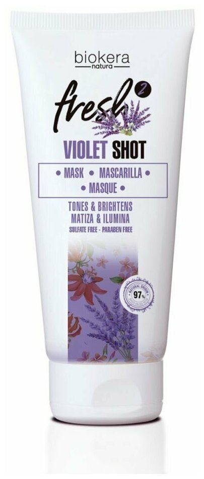 Salerm Fresh Violet Shot Mask Маска для нейтрал. нежелат. оттенков, 200мл.