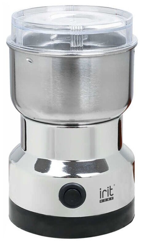 Кофемолка электрическая Irit IR-5017, 120 Вт, 85 г, серебристая IRIT 5350117 .