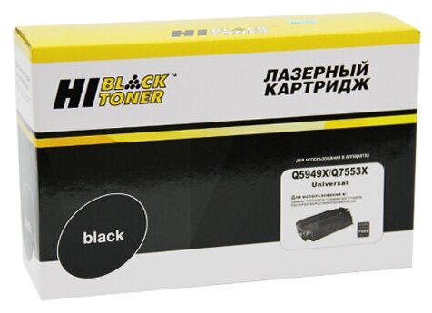 Картридж Hi-Black (HB-Q5949X/Q7553X) для HP LJ P2015/1320/3390/3392, Универсальный, 7K