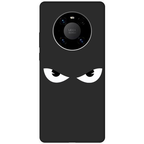 фото Re:pa чехол - накладка soft sense для huawei mate 40 pro с 3d принтом "angry" черный