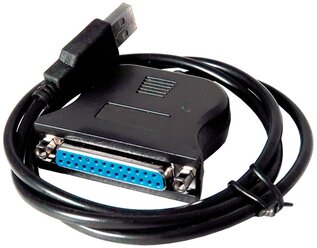 Кабель - переходник USB 2.0 type A male to LPT port female 80см Espada, модель: EUSBLPT80 (Cable USB AM parallel Printer to female DB25 port)