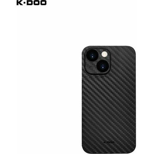 Чехол ультратонкий K-DOO Air Carbon для iPhone 12, черный