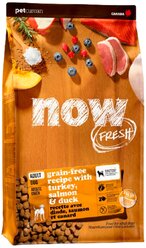 Сухой корм для собак NOW FRESH беззерновой, индейка, лосось, утка 9.98 кг