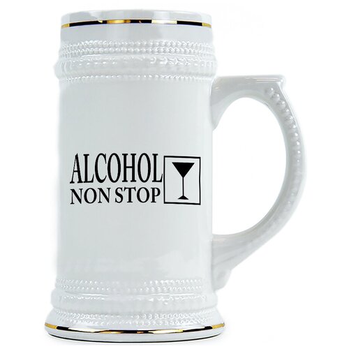 фото Пивная кружка alcohol non stop drabs