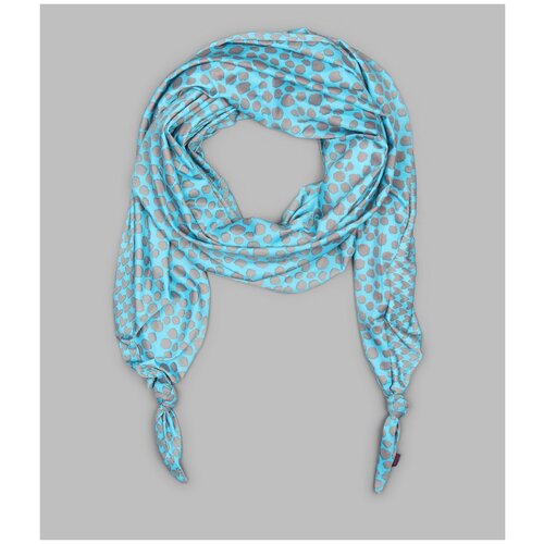 фото Двойной шарф-долька оланж ассорти с узелками серия хорошие гены голубой оа-dolka-хг-12