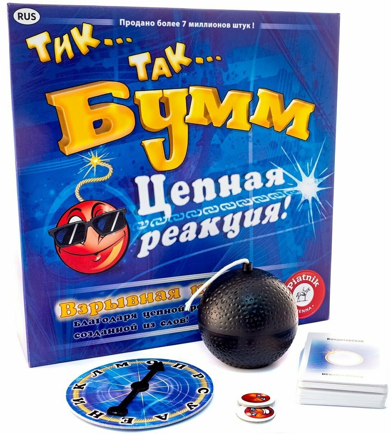 Игра настольная Piatnik Тик Так Бумм цепная реакция 795299