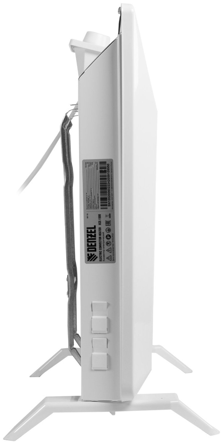 Конвектор электрический Denzel XCE-1500 230 В 1500 Вт X-образный нагреватель - фотография № 3