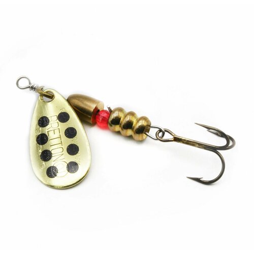 фото Комплект вращающихся блесен fishycat bretton original - №2 / gbd ( упаковка 5 шт. ) - французские блесны для рыбалки бреттон