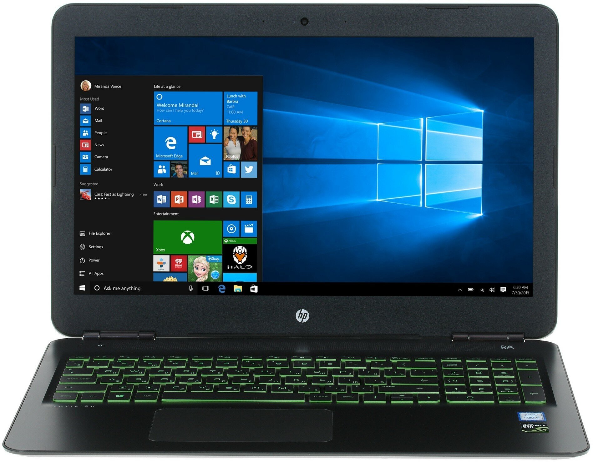 Ноутбук HP Pavilion 15-bc404ur