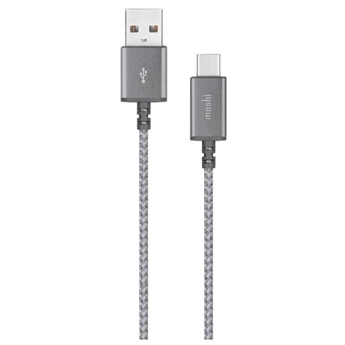 Кабель Moshi Integra USB-C to USB-A Charge/Sync Cable 1.5 м, titanium gray