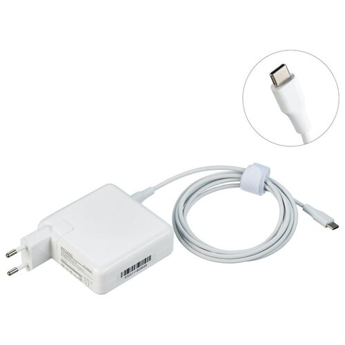 Блок питания Pitatel AD-253 для Apple, Asus, Dell, Lenovo, HP 20.4V 4.3A (USB Type-C) блок питания для apple a1540 mj262z a usb type c 29w