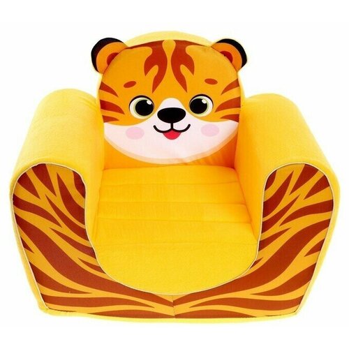 Мягкая игрушка-кресло Тигрёнок мягкая игрушка кресло zabiaka тигрёнок 54 см оранжевый желтый