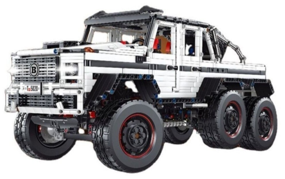 Конструктор Техник Mercedes-Benz G63 AMG 6х6 3173 детали T5020