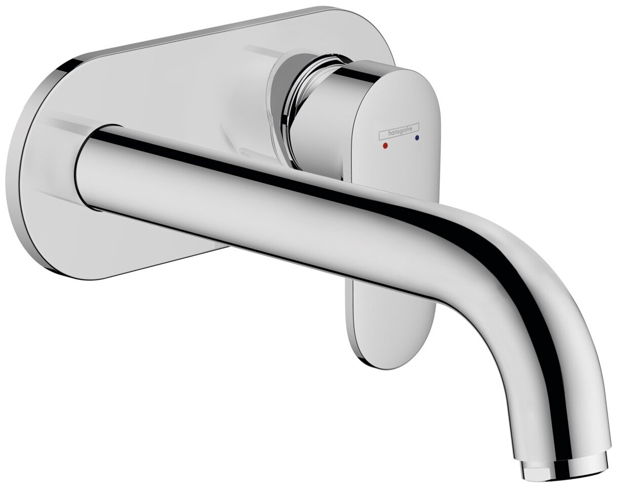 Смеситель для раковины настенный излив 204 см Hansgrohe Vernis Blend 71576000 хром