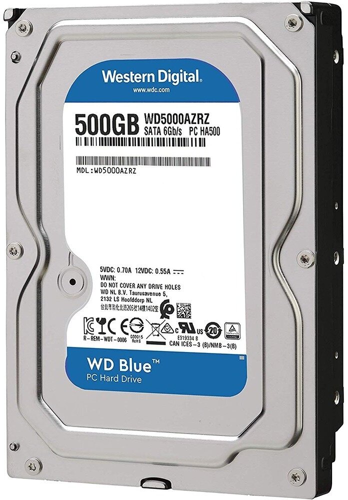 Жесткий диск WD SATA 500GB WD5000AZRZ Blue 3.5"