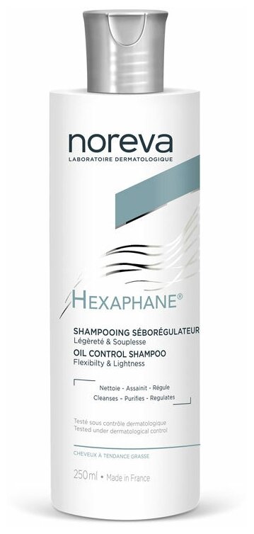 Noreva laboratories шампунь Hexaphane себорегулирующий, 250 мл
