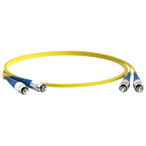 Кабель Hyperline FC-D2-9-FC/UR-FC/UR-H-10M-LSZH, 10 м, желтый аксессуар hyperline 10m fc d2 9 fc ur lc ur h 10m lszh yl